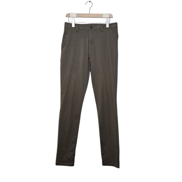 Rhone Pants Mens 30 Commuter Slim Performance Golf Pants Olive Chino 30x32 - Picture 1 of 4
